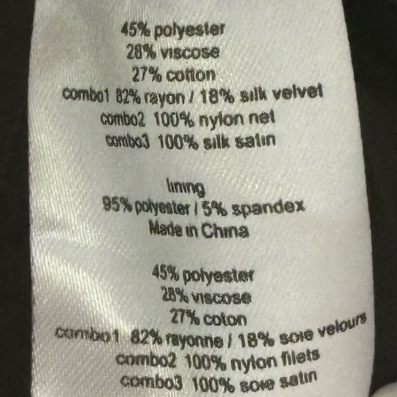 NANETTE LEPORE Velvet Trim Wild Party Dress Style 269-4355 Black Size 4 - Picture 13 of 13